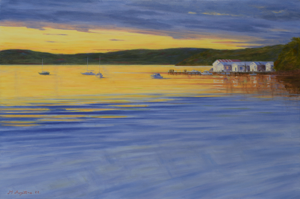 Boat sheds 61x91cm $800